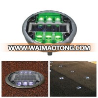 Aluminum Alloy Waterproof IP68 Burial Type Solar Powered (Charging) LED Cat Eye (Road Stud / Pavement Marker) MS-110